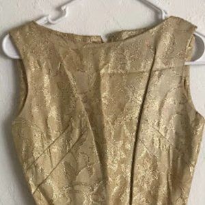 50’s Shimmering Sleeveless Wiggle Dress Size 5